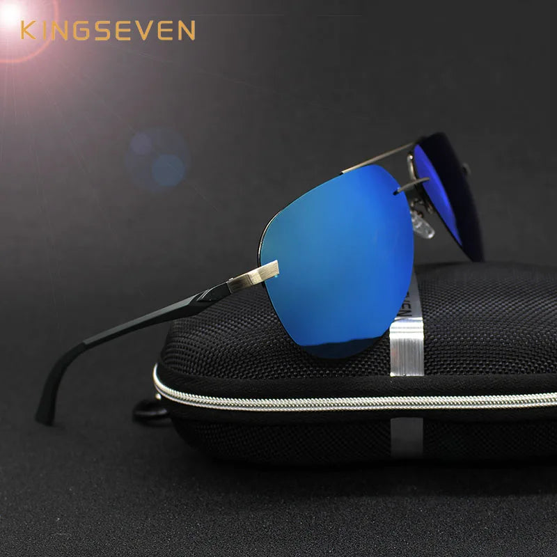 Óculos de Sol Aviador Kingseven Masculino - Polarizados Loja Kingseven Oficial