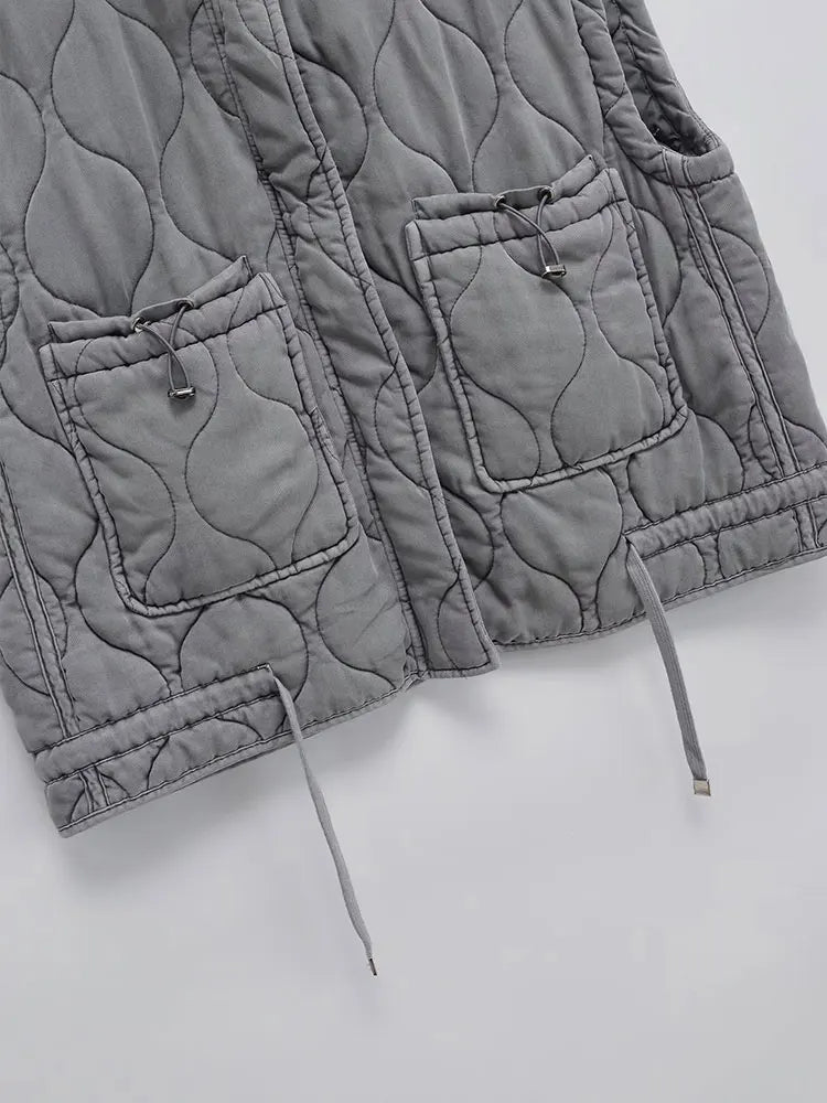 Colete Feminino Puffer Acinturado Livia Loja Kingseven Oficial