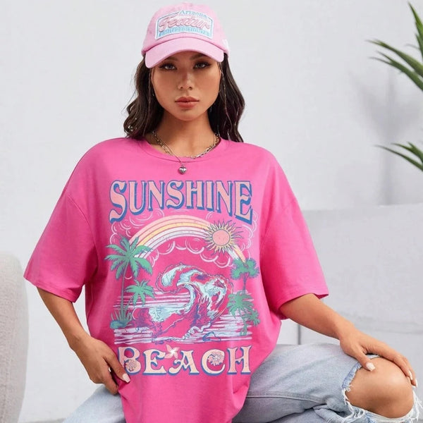 Blusa T-shirt Streetwear Sunshine Beach