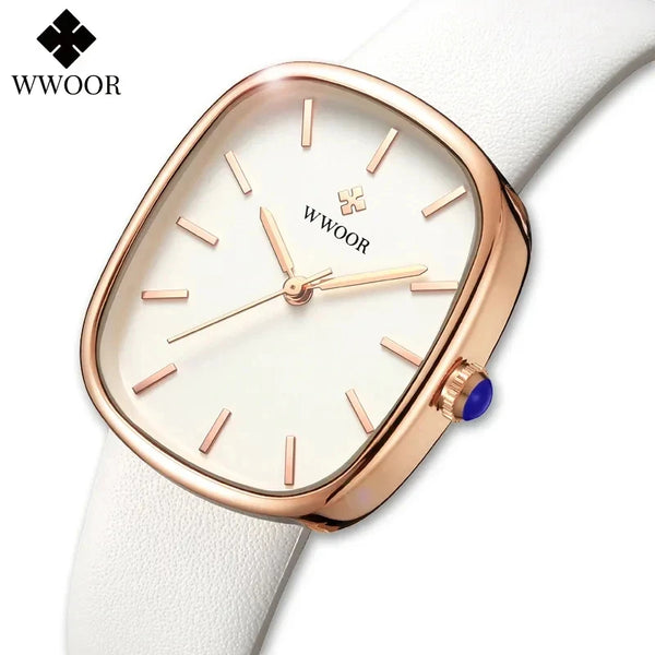 Relógio Feminino WWOOR Quartz - Minimalista Bloom