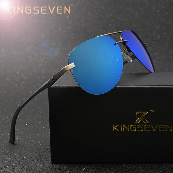 Óculos de Sol Aviador Kingseven Masculino - Polarizados Loja Kingseven Oficial