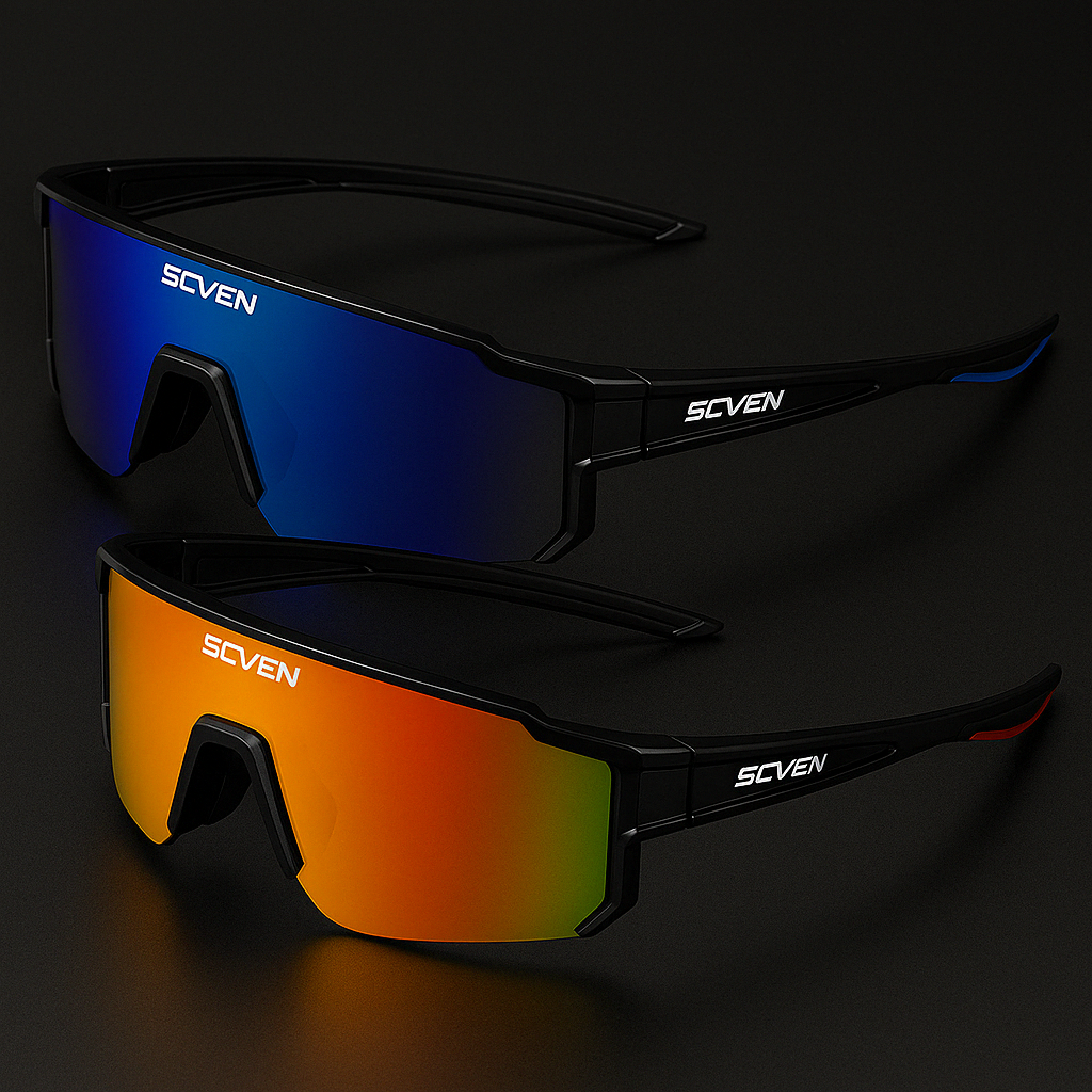 oculos de corrida azule preto 