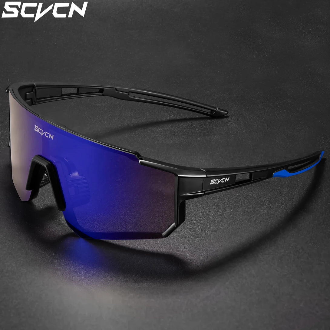 oculos de esporte azul